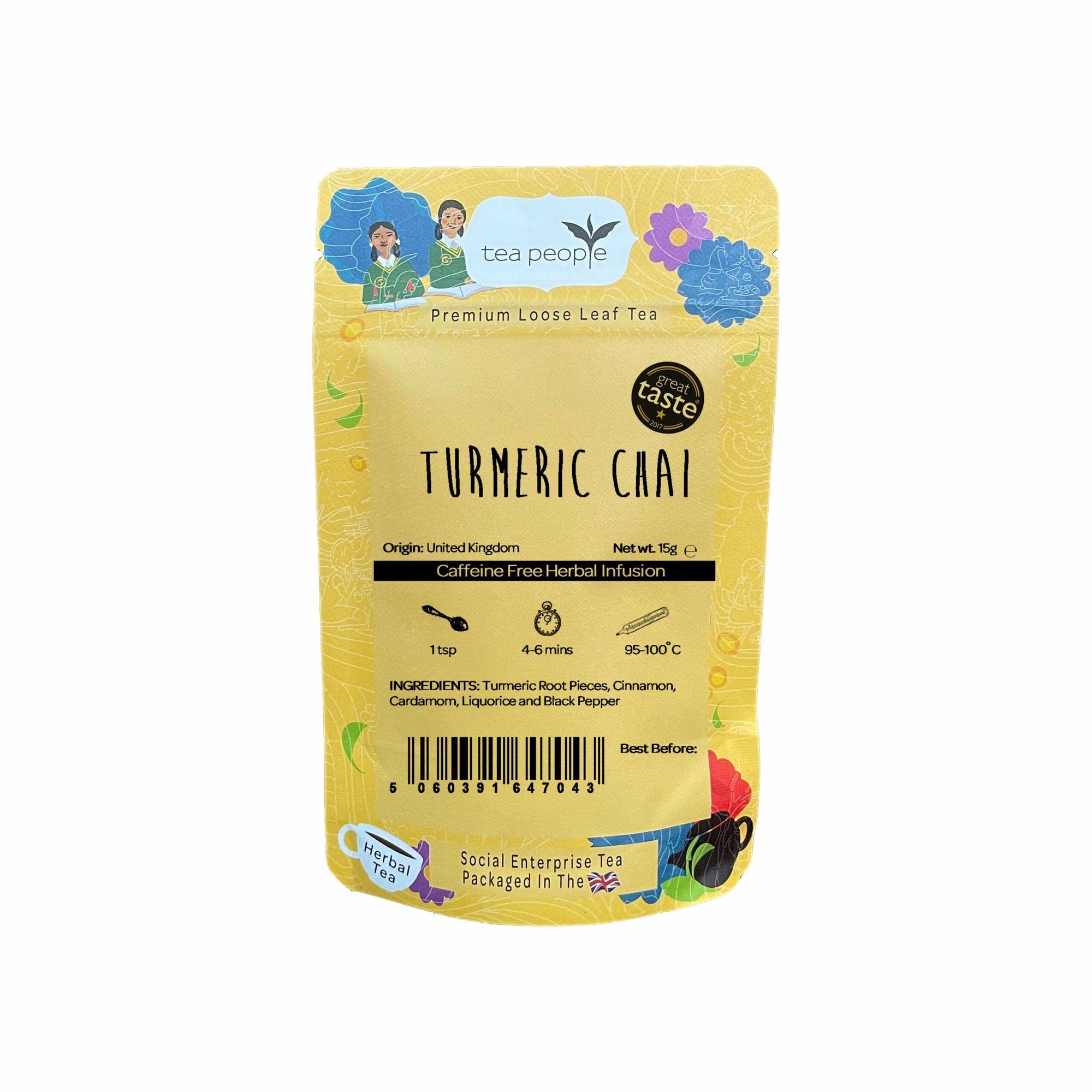 Turmeric Chai - Loose Herbal Tea - Loose Tea Taster Pack