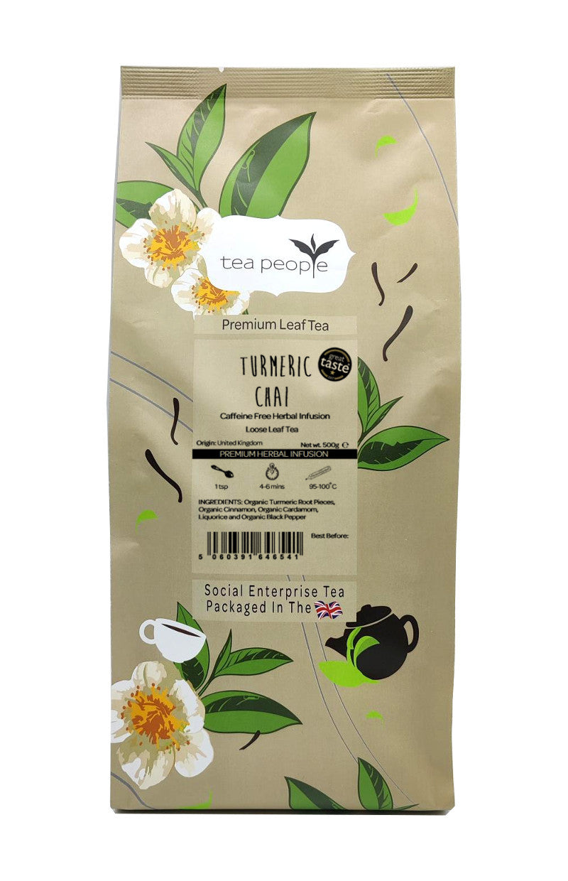 Turmeric Chai - Loose Herbal Tea - 500g Small Catering Pack