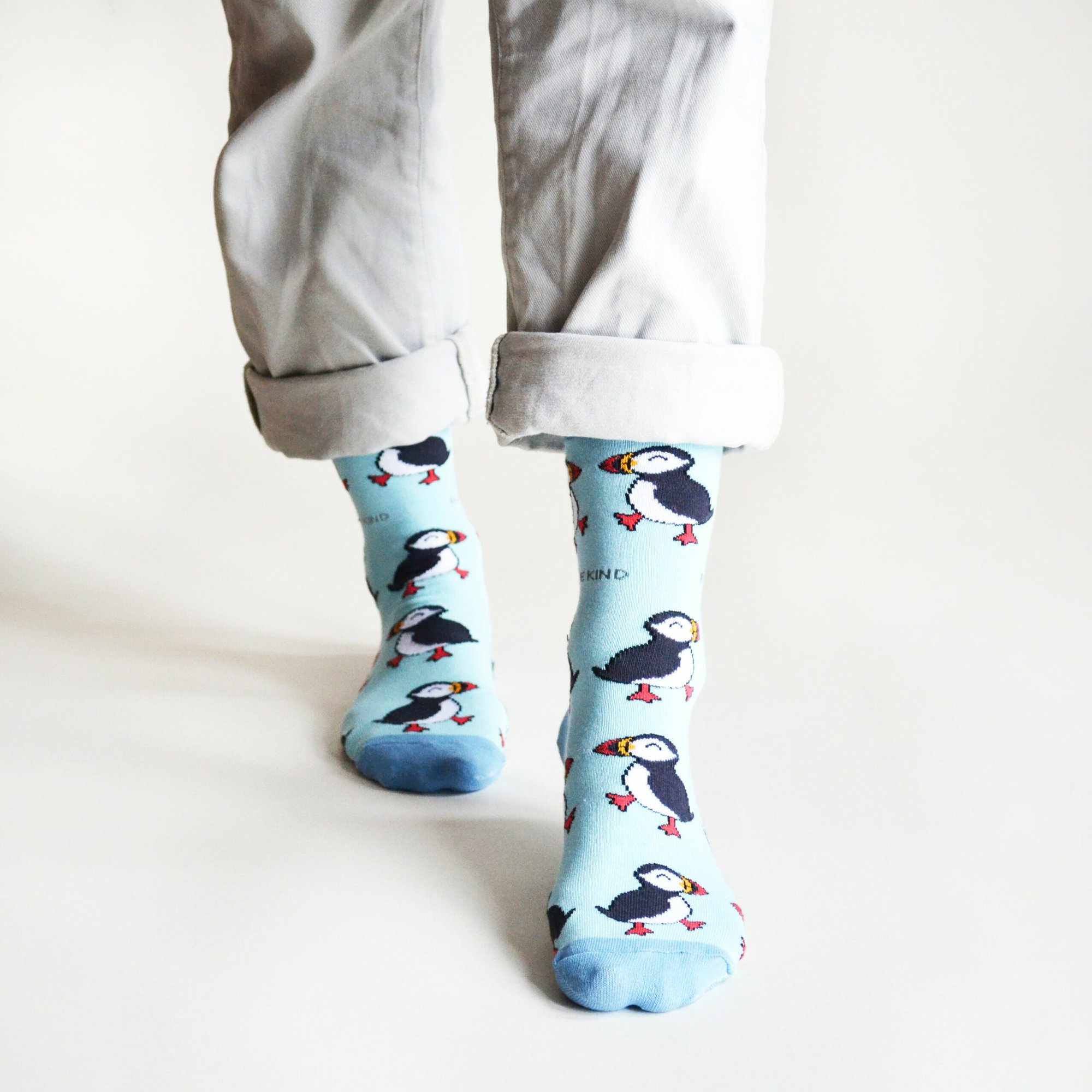 Save The Puffins Bamboo Socks