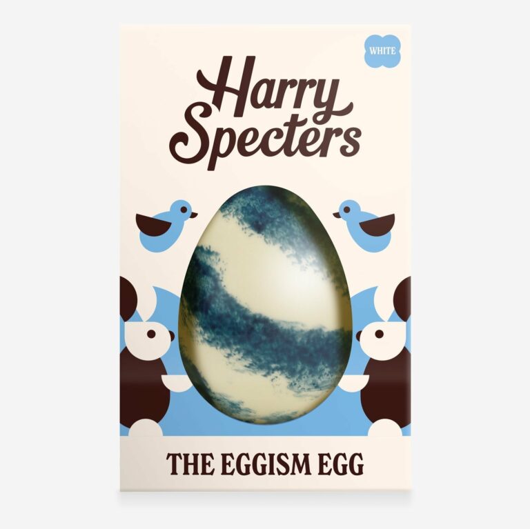 The Eggism Egg - White Chocolate Easter Egg 150g