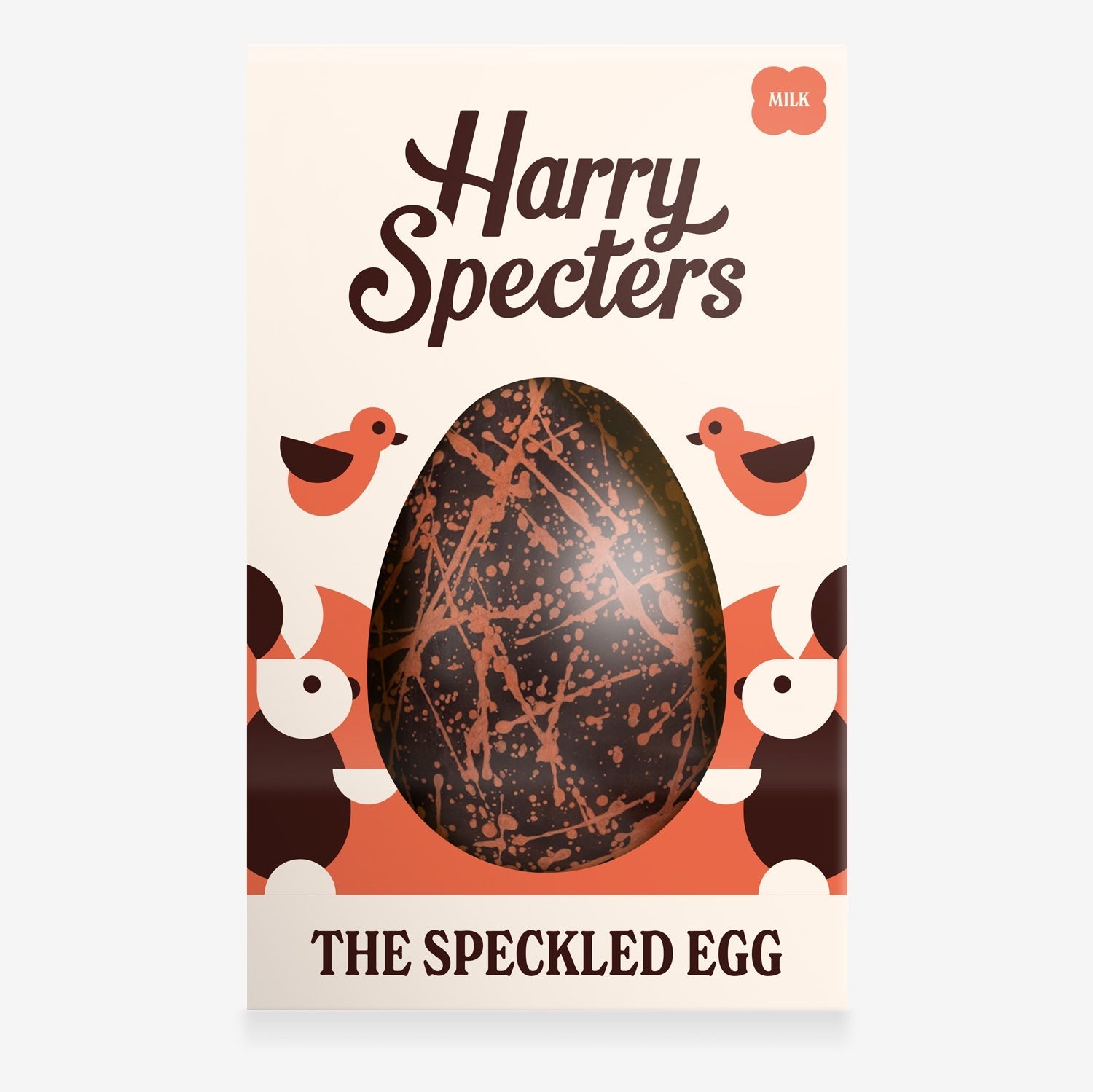 The Red Speckled Egg Combo - Milk Easter Egg With Maple &amp; Pecan Chocolates 210g