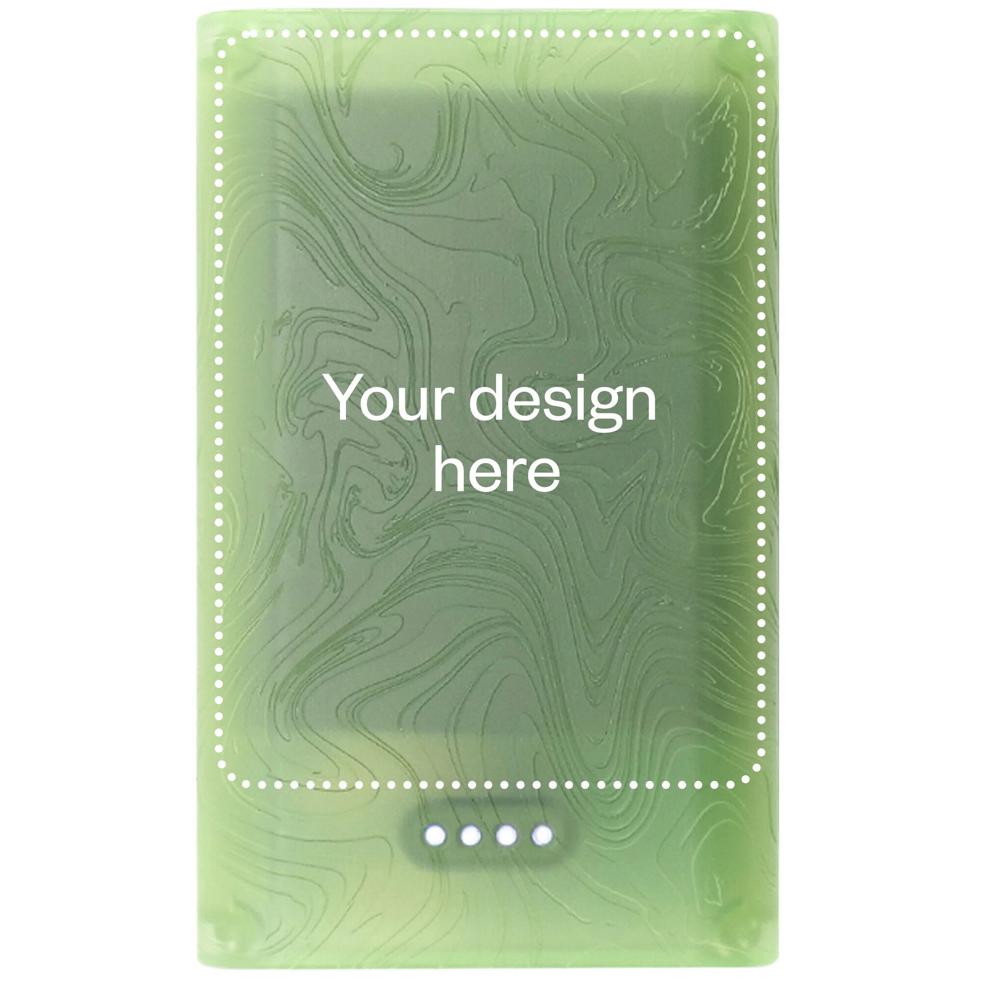 Recycled E-bike Translucent Plastic Power Bank