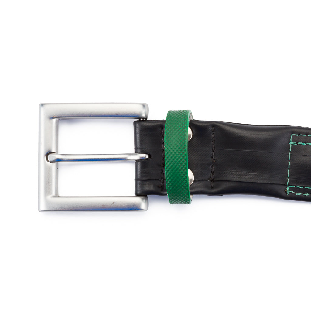 Recycled Bicycle Inner Tube Vegan Belt