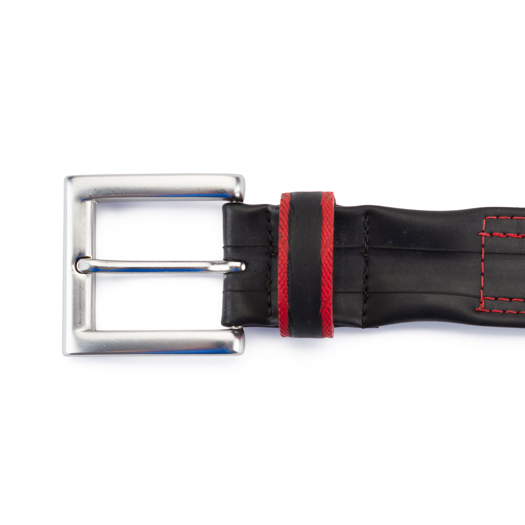 Recycled Bicycle Inner Tube Vegan Belt