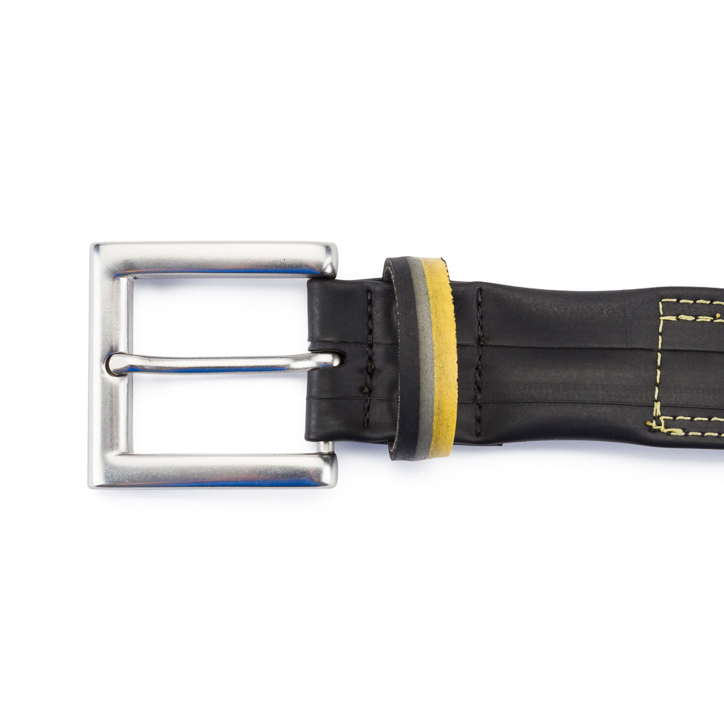 Recycled Bicycle Inner Tube Vegan Belt