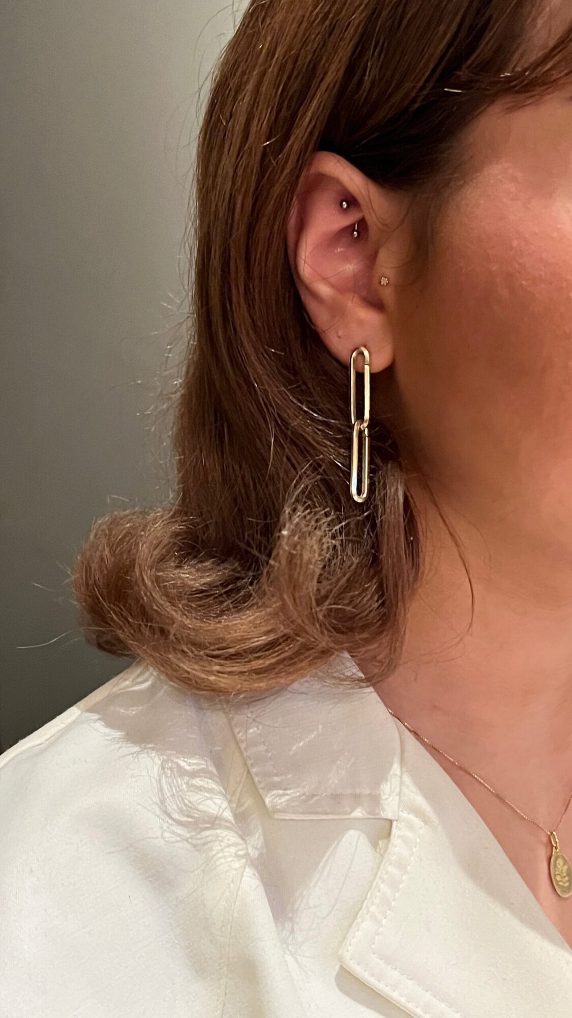Maya Sikri Double Chain Earrings