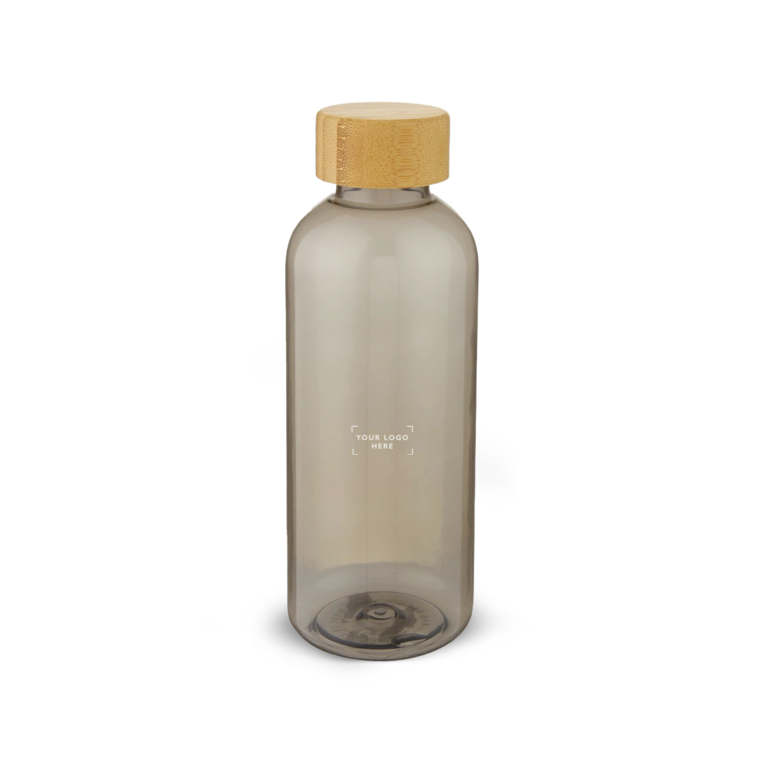 Recycled Plastic Bottle With Bamboo Lid 1l