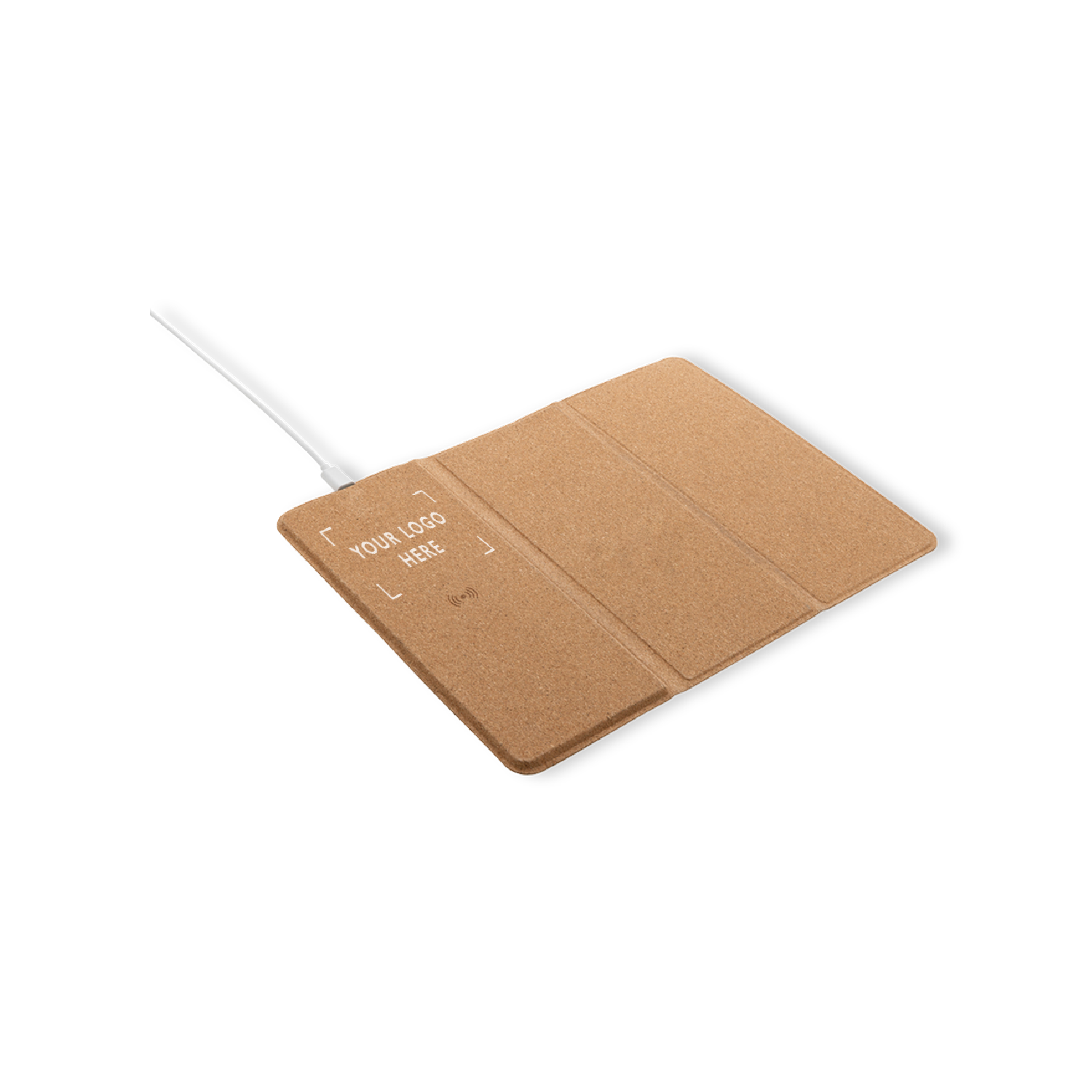 10w Wireless Charging Cork Mousepad And Stand
