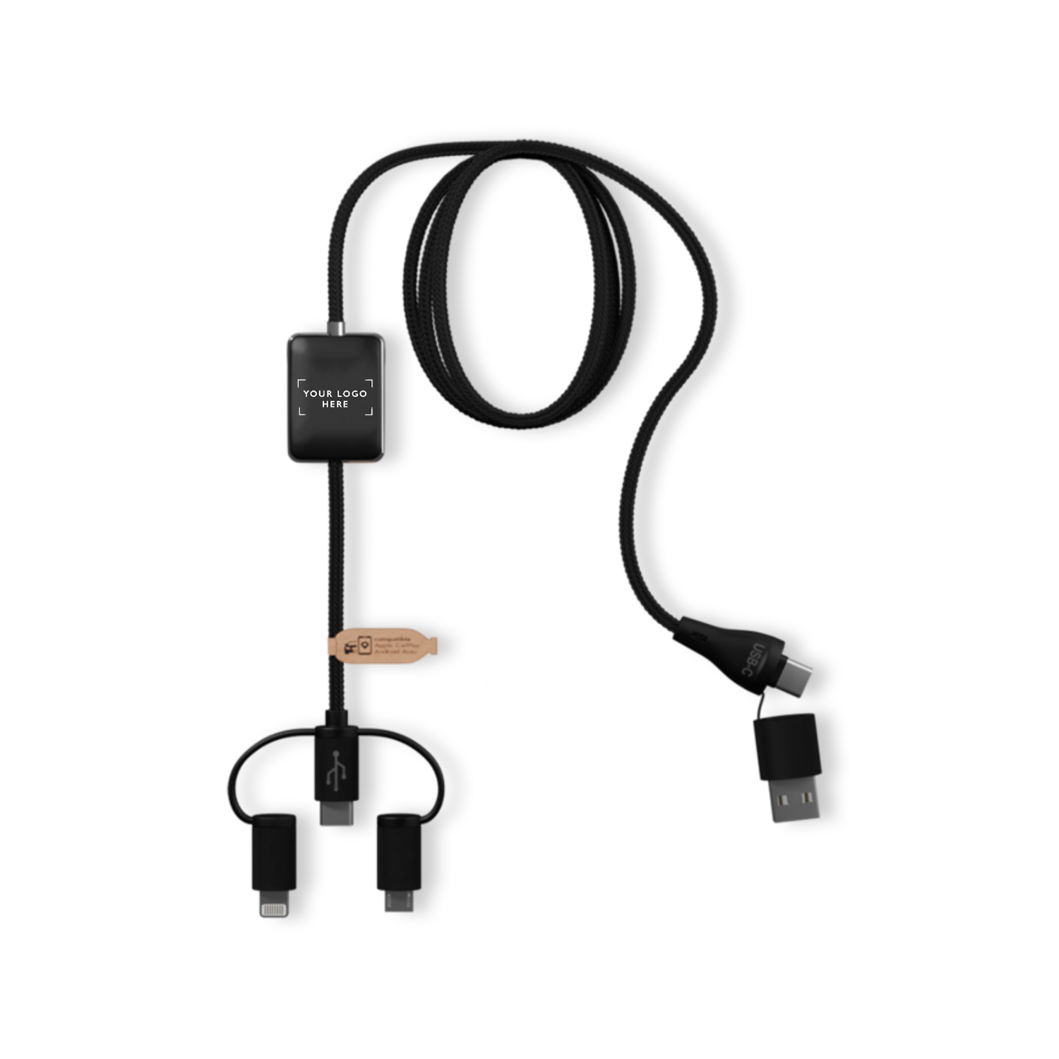 5in1 Carplay Charging Cable Recycled Plastic