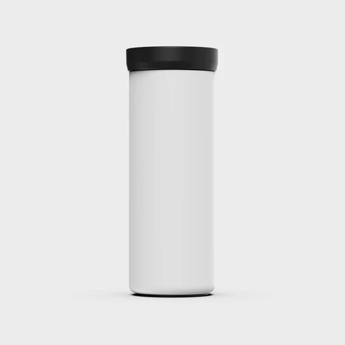 Hybrid Tumbler Recycled Stainless Steel 304 With Silicone Seal Rings - White