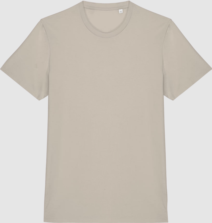 Organic Cotton Unisex T-shirt - Beige