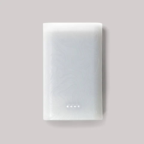 Recycled E-bike Translucent Plastic Power Bank - Translucent Alpine
