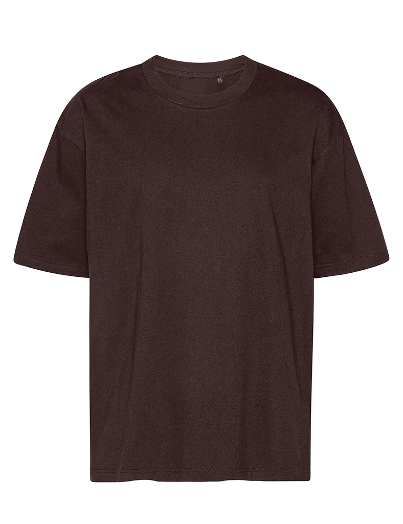 Unisex Tiger Cotton T-shirt With Organic Cotton - Brown