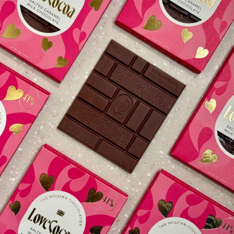 Heart Salted Caramel Chocolate Bar