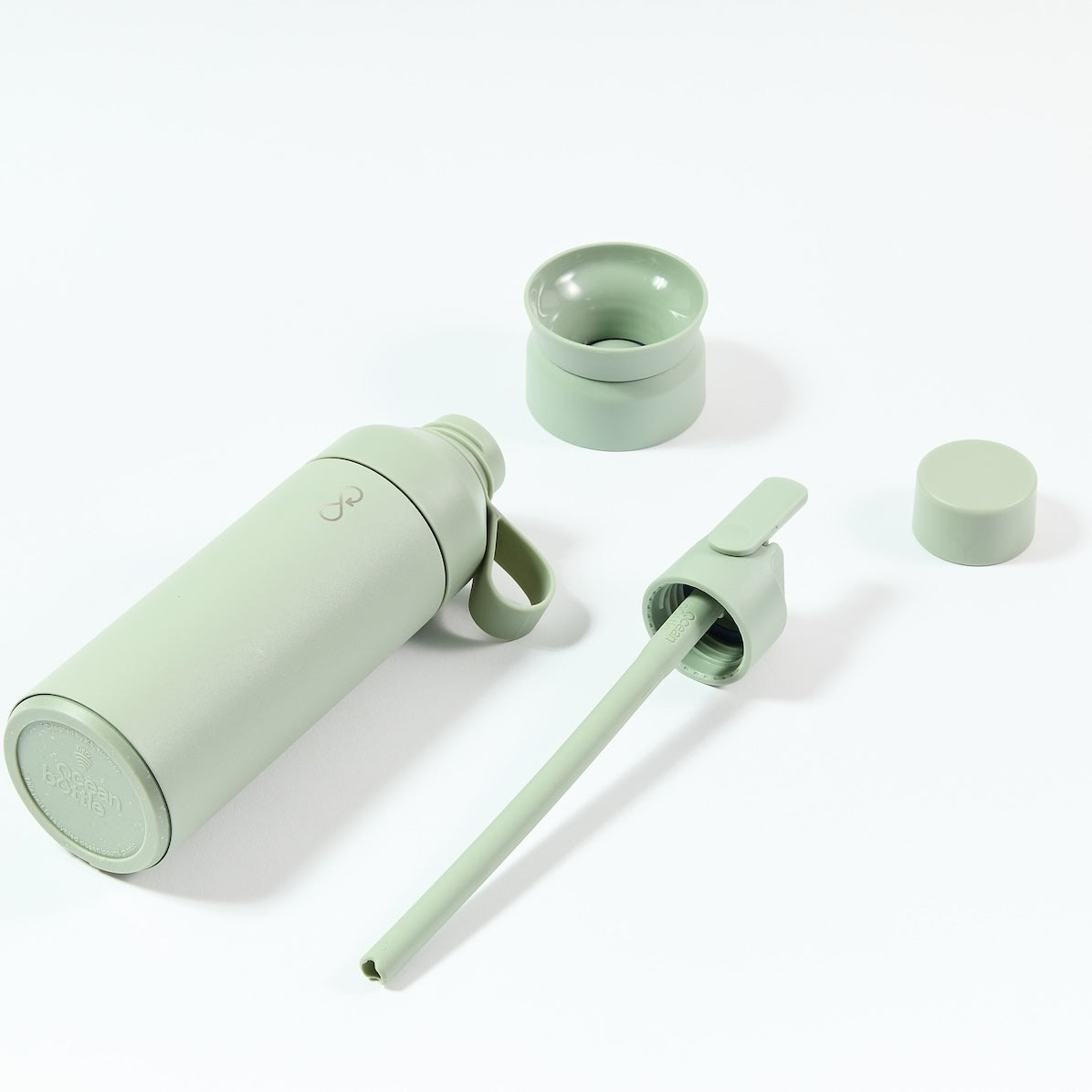 The 3 In 1 Ocean Bottle Gift Set - Shale Green (500ml)