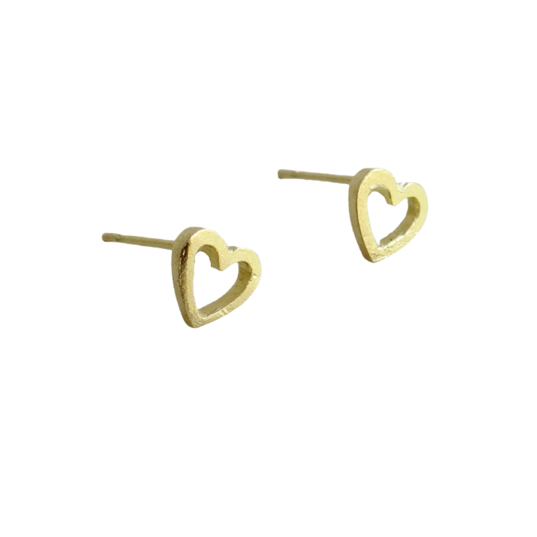 Mena Heart Studs
