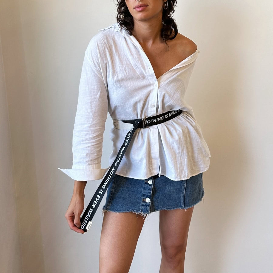 Sustain A Belt - White Confetti - Printed - White Confetti / 140 Cm X 4 Cm / Unisex