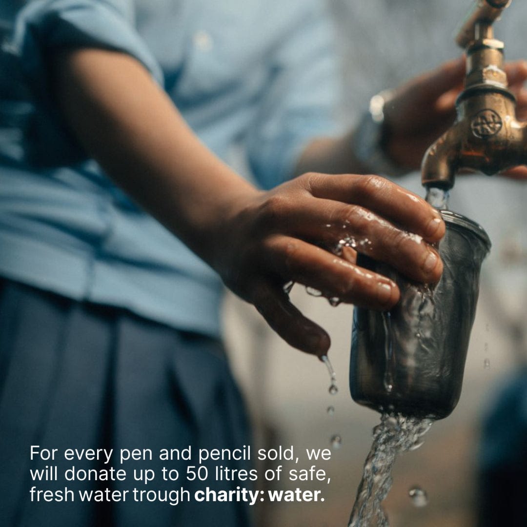 Natural Grass Pen Refill, Black Ink