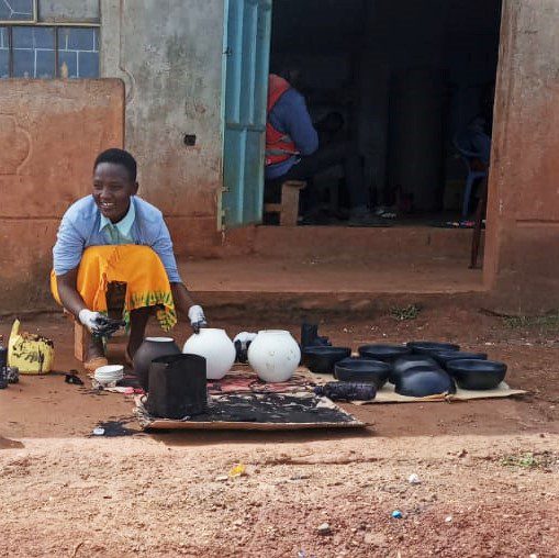 Pink Blush Soapstone Bowl
