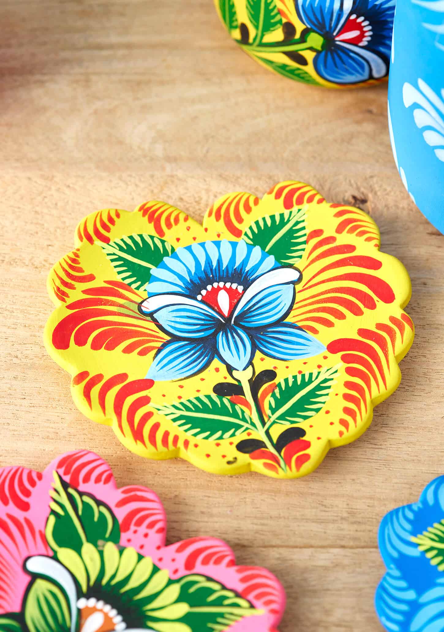 Shapla Heart Ceramic Incense Holder - yellow