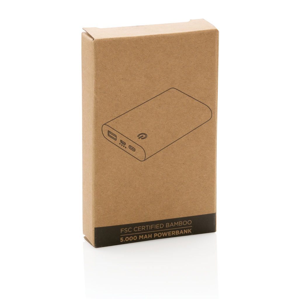 Bamboo 5000mah Powerbank