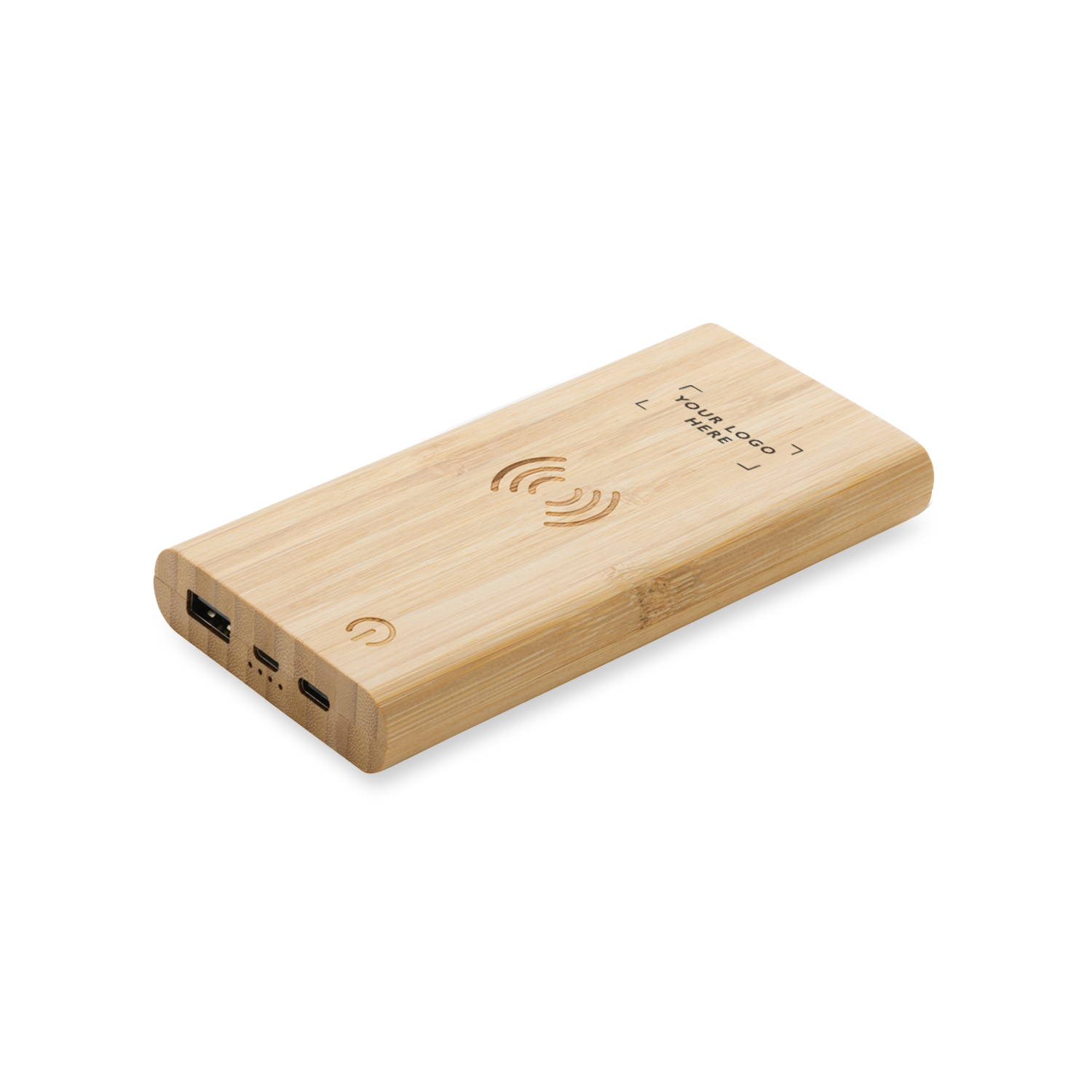 Bamboo 8000mah Wireless Powerbank
