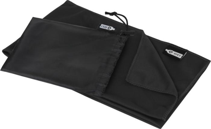 Cooling Towel Made From Recycled Plastic - Solid Black