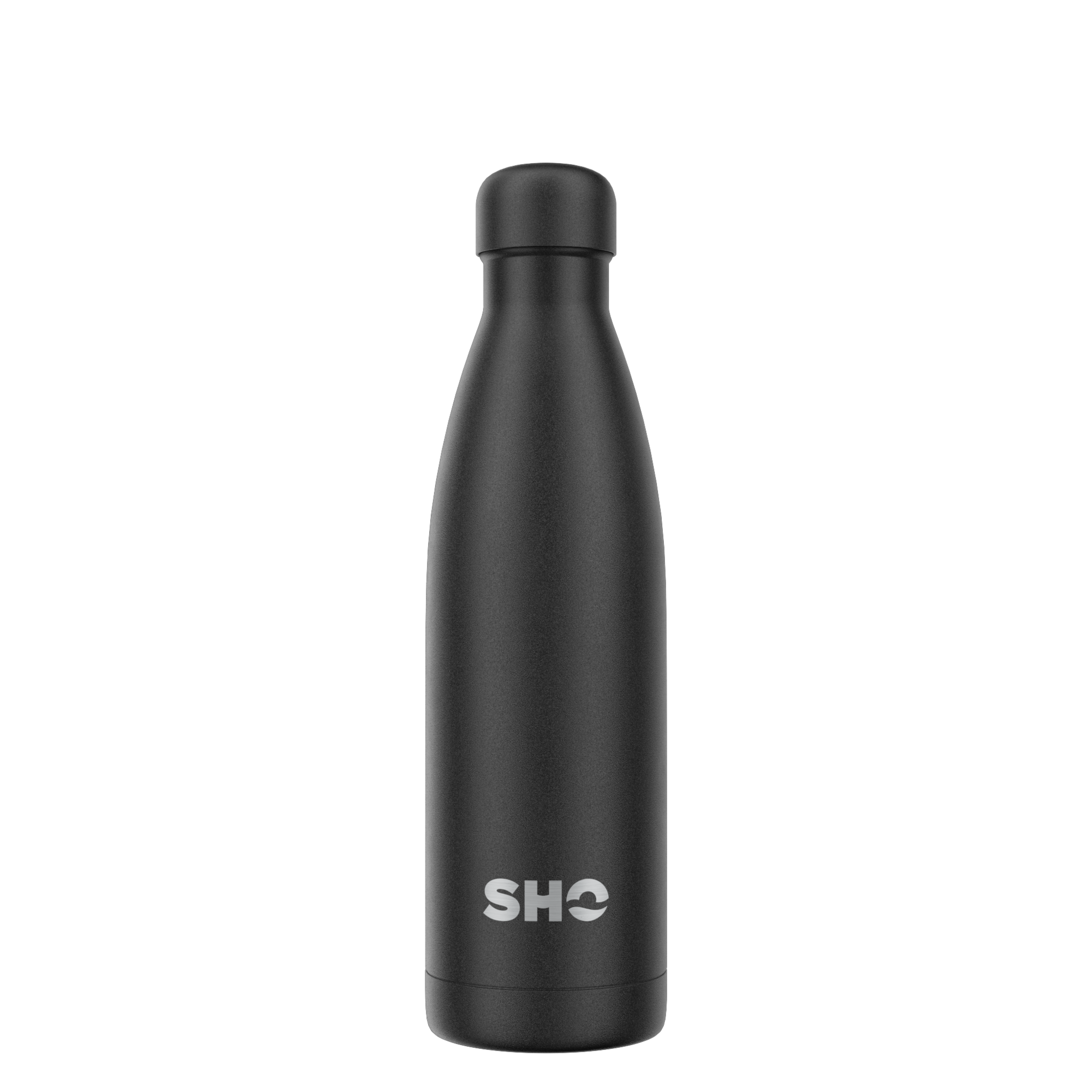 Insulated Stainless Steel Water Bottle 1000ml - Jet Black