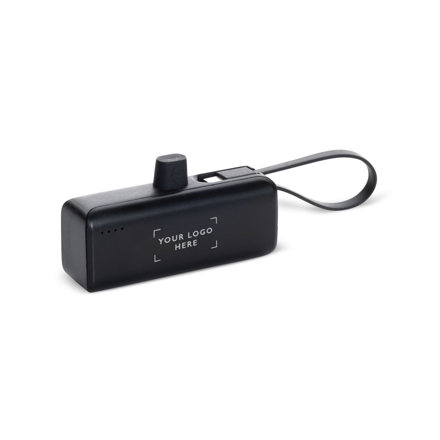 Recycled Abs 3000mah Powerbank With Ios Connector