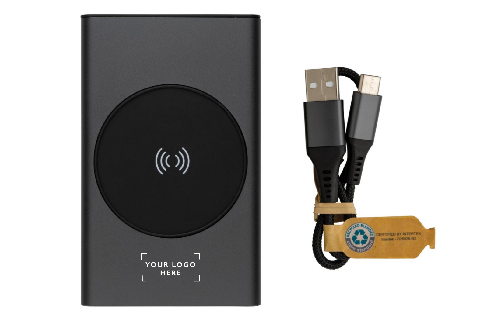 Recycled Aluminium 5000mah Powerbank 5w Wireless