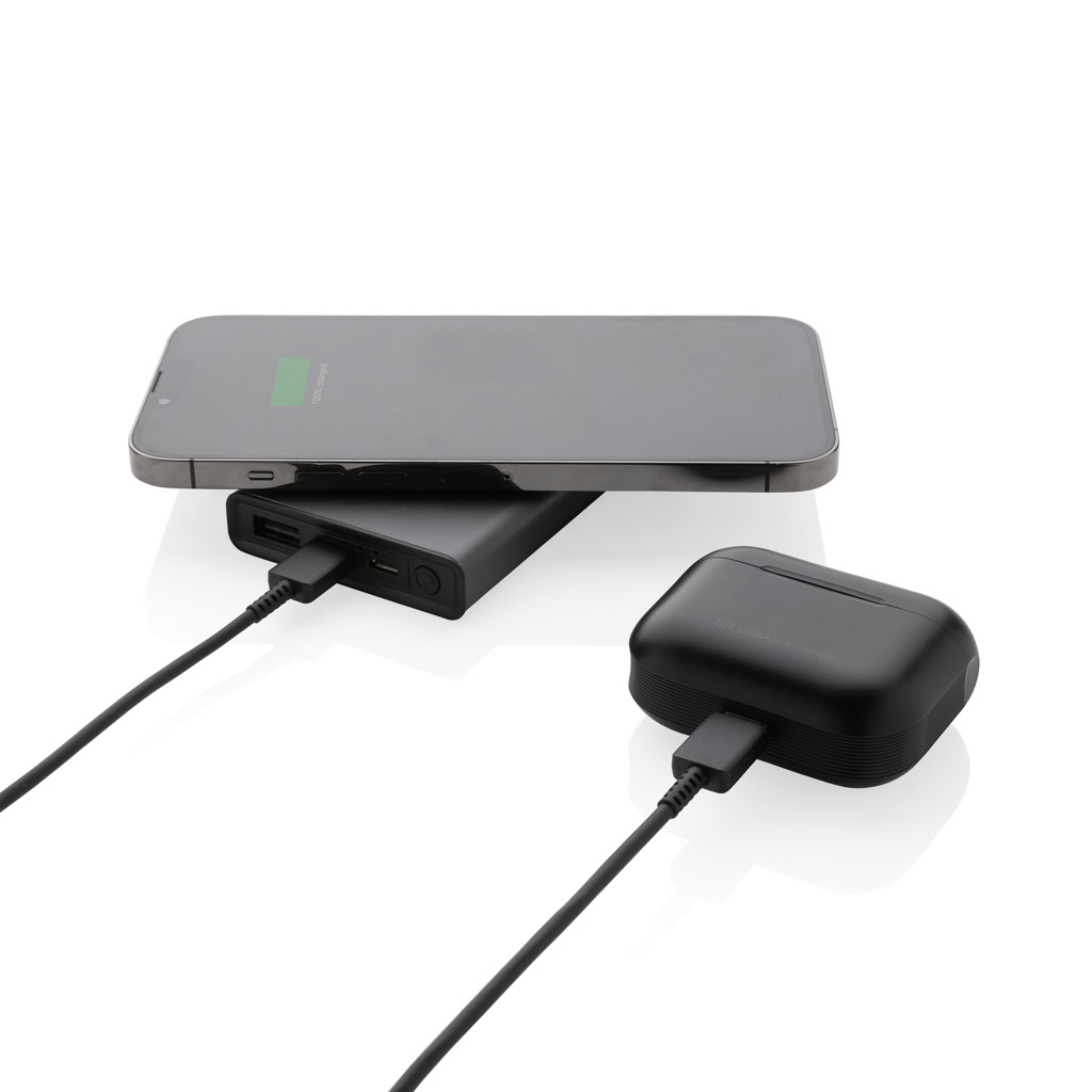 Recycled Aluminium 5000mah Powerbank 5w Wireless