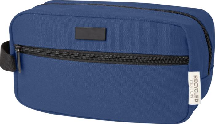 Recycled Canvas Travel Accessory Pouch 3.5l - Navy