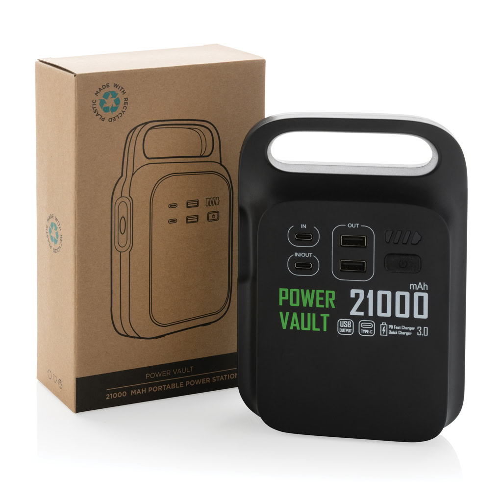 Recycled Plastic 21000mah Portable Power Station