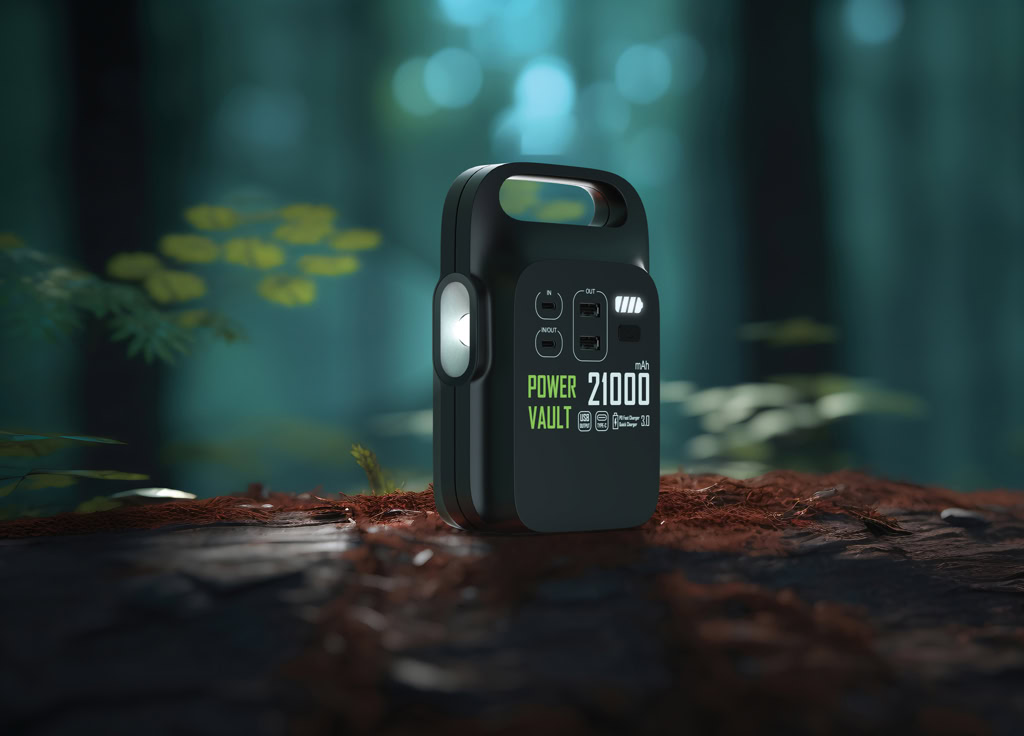 Recycled Plastic 21000mah Portable Power Station