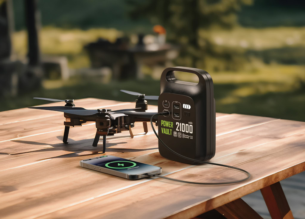 Recycled Plastic 21000mah Portable Power Station