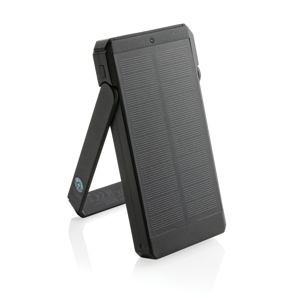 Recycled Plastic Solar Powerbank 10000mah