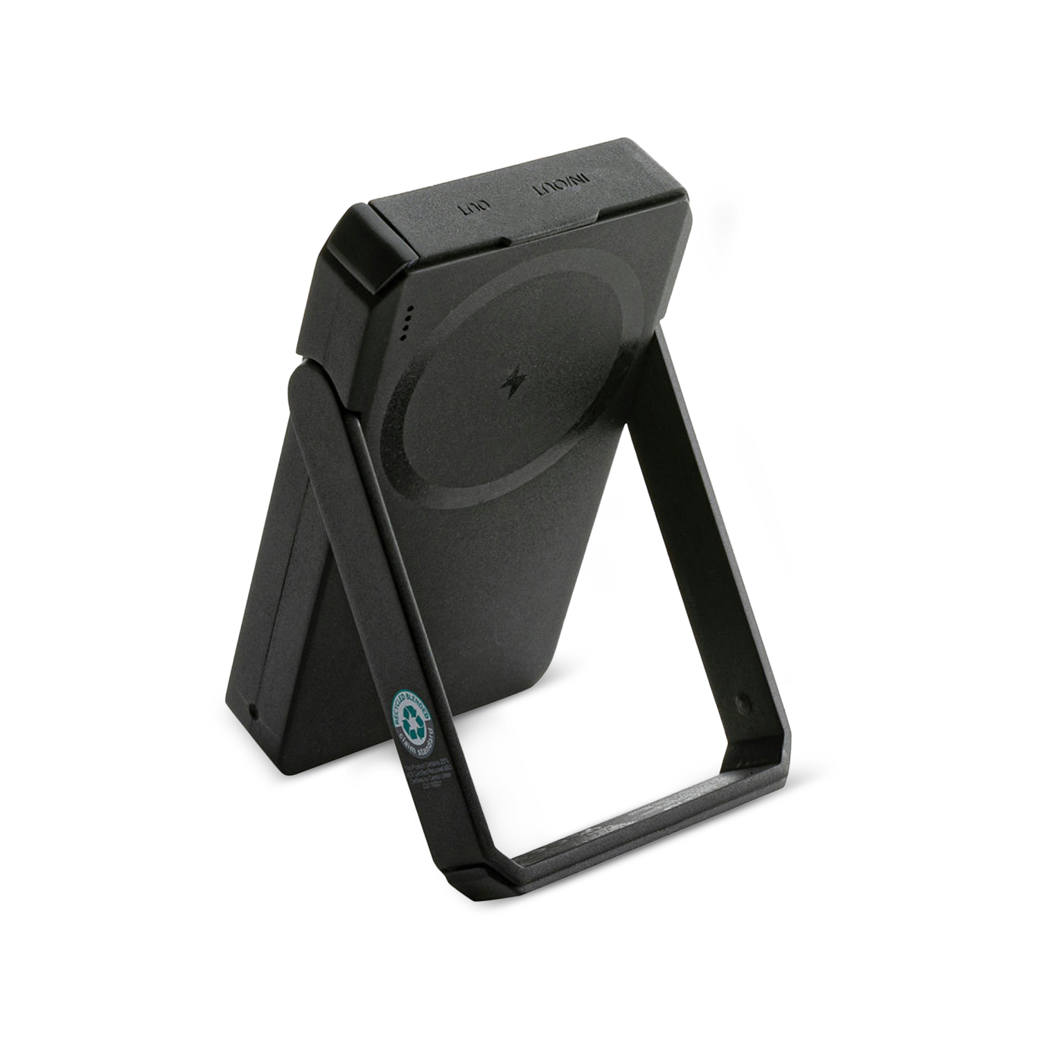 Recycled Plastic Solar Powerbank 5000mah 10w Wireless