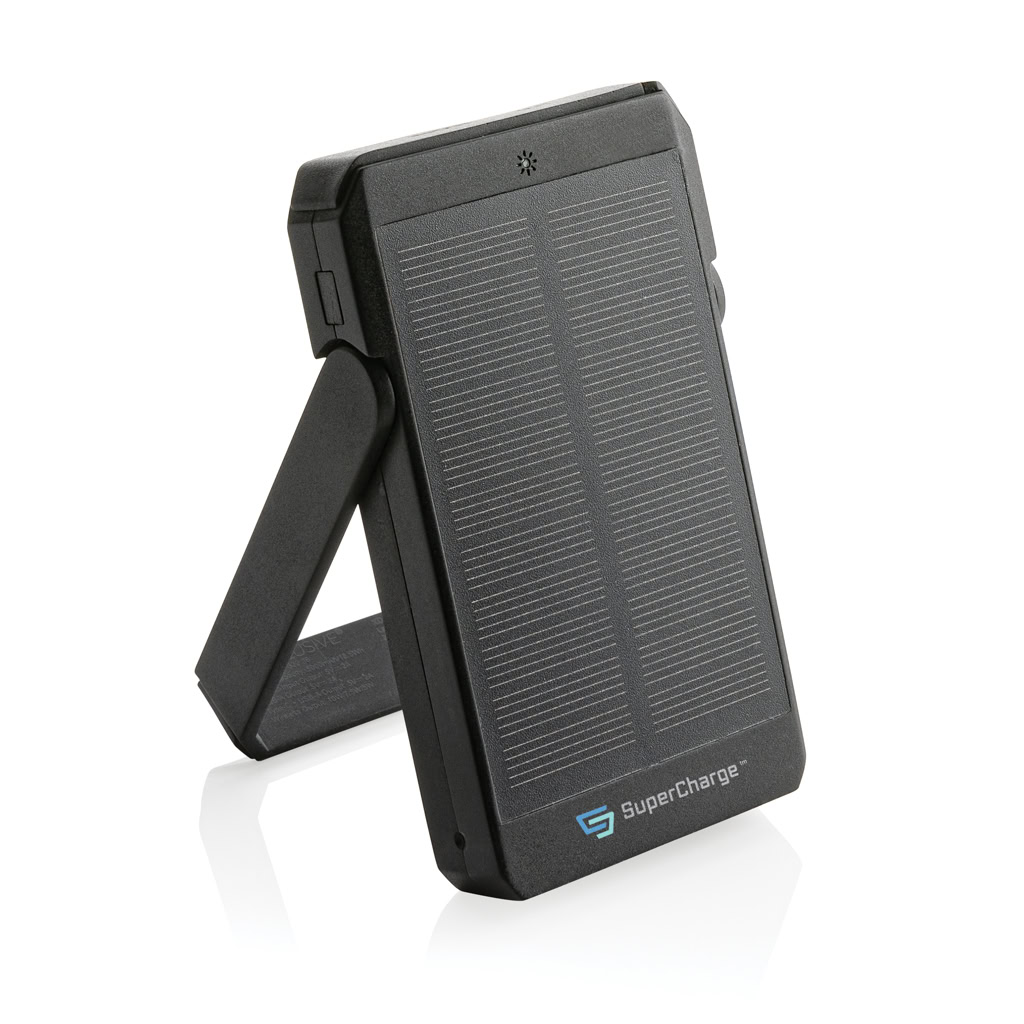 Recycled Plastic Solar Powerbank 5000mah 10w Wireless