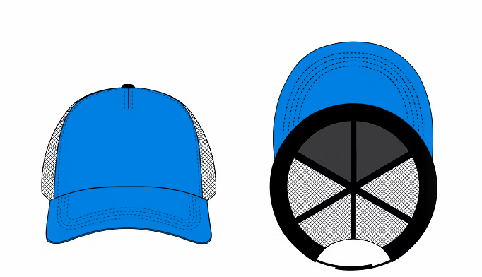 Recycled Polyester Twill Cap - Blue