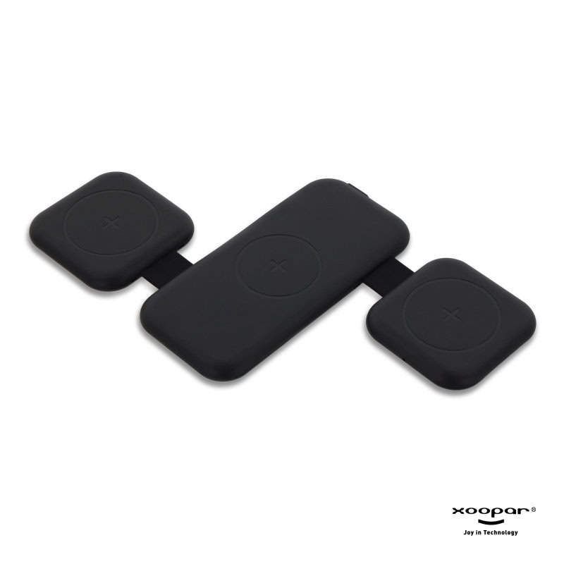 Trifold Wireless Charger 15w Bio Pe - Black