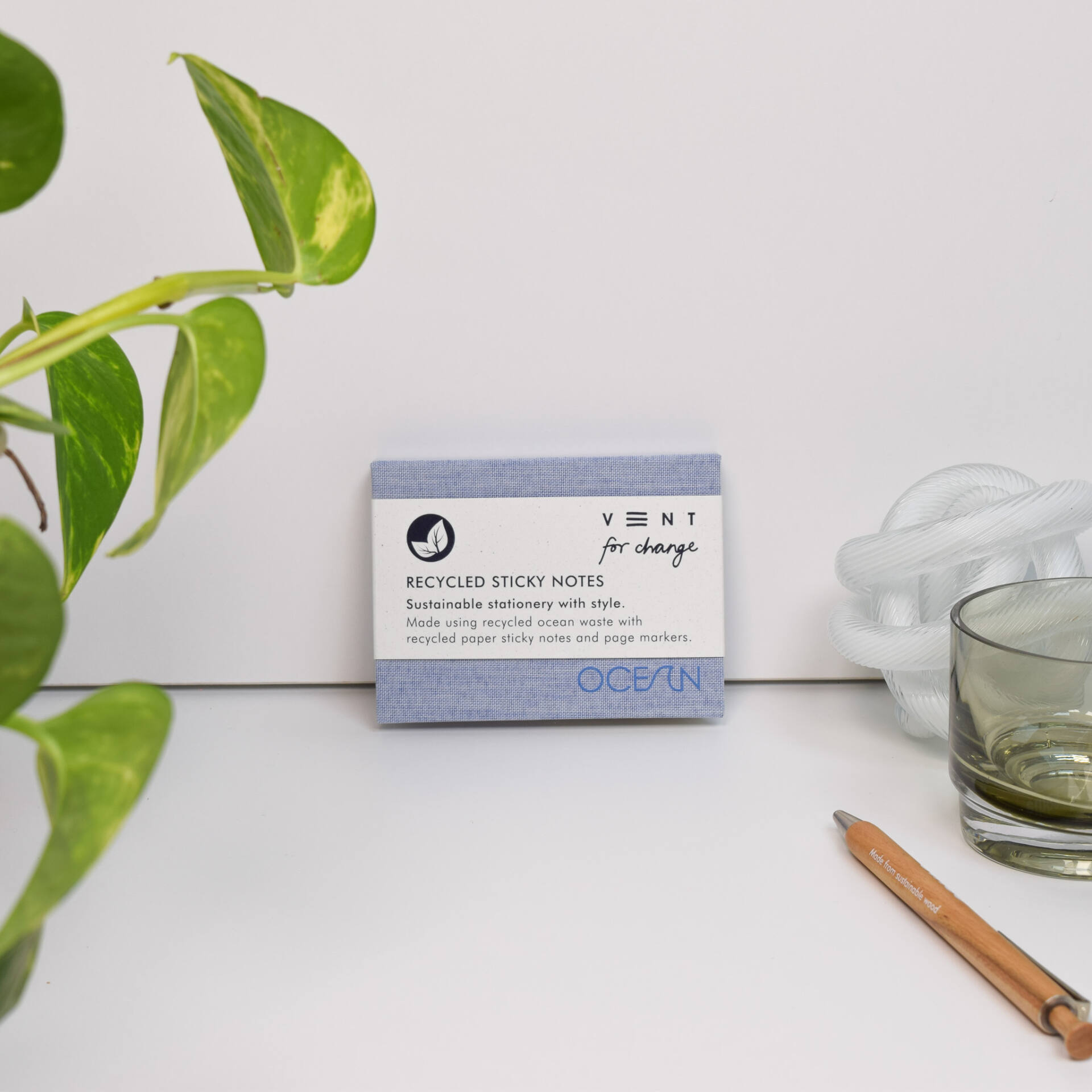 Ocean Blue Sticky Notes Pad