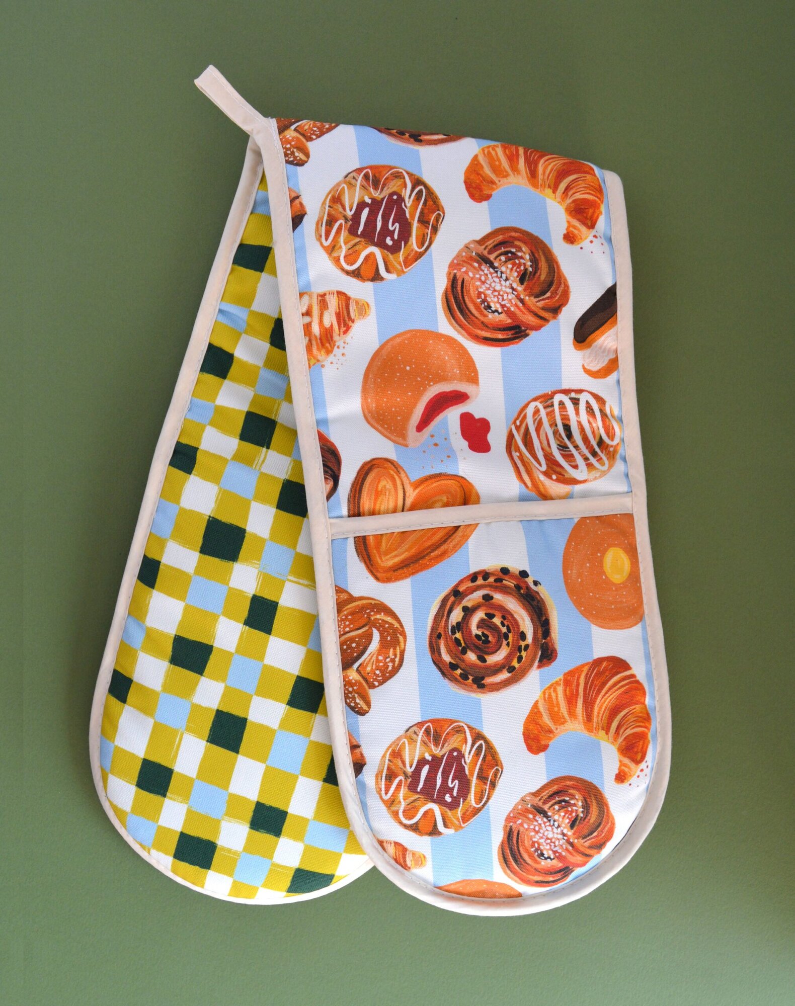 Bakery &amp; Sweet Treats Organic Cotton Oven Gloves