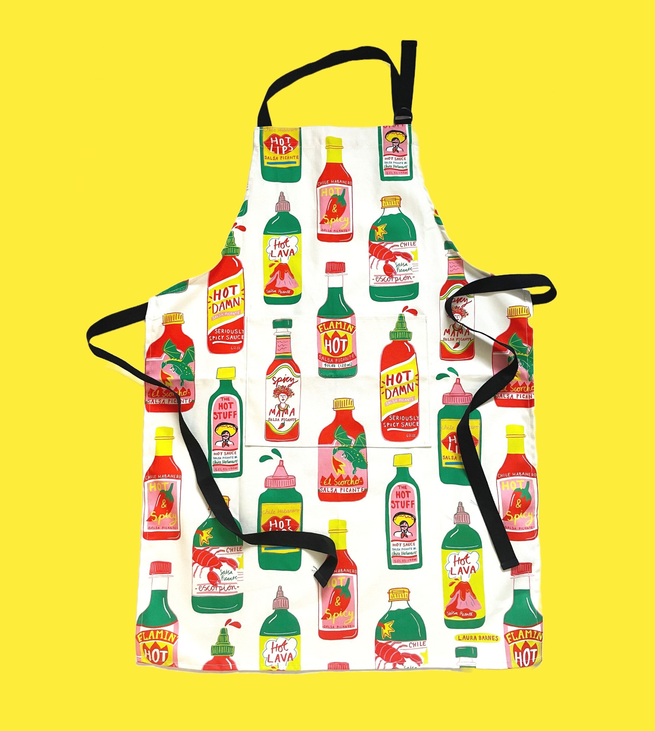 Hot Sauce Organic Cotton Apron