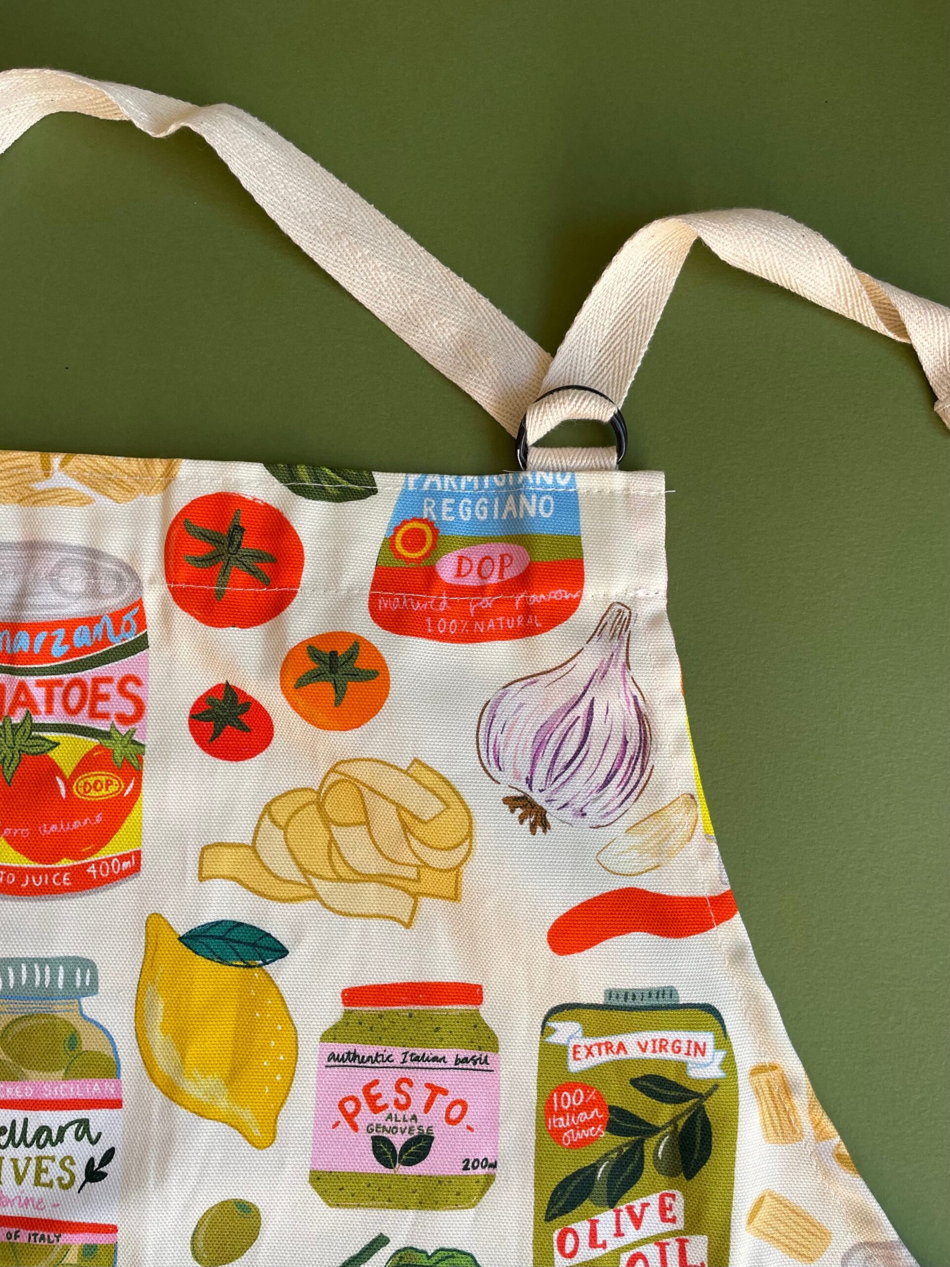 Italian ingredients Organic Cotton Apron