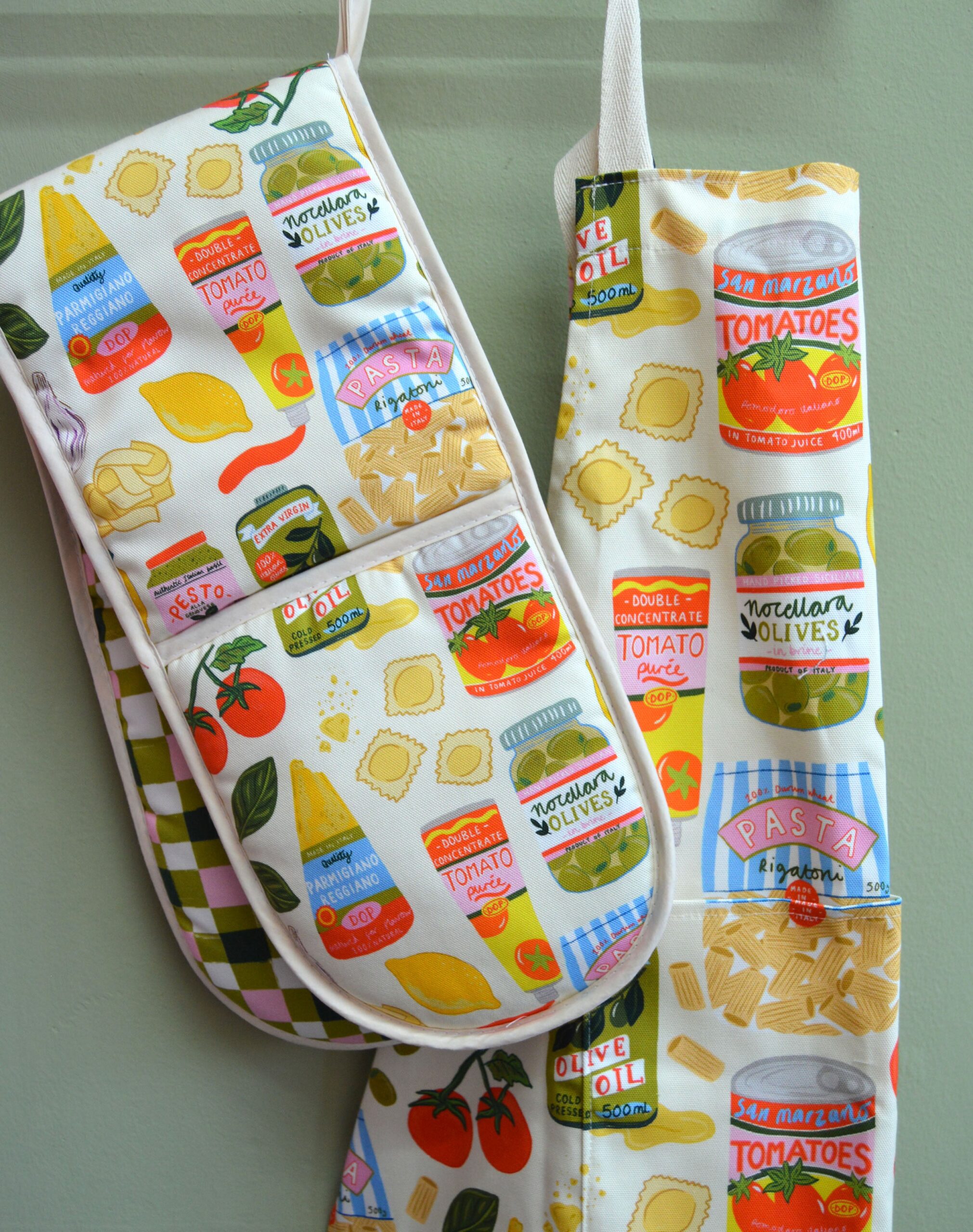 Italian ingredients Organic Cotton Apron