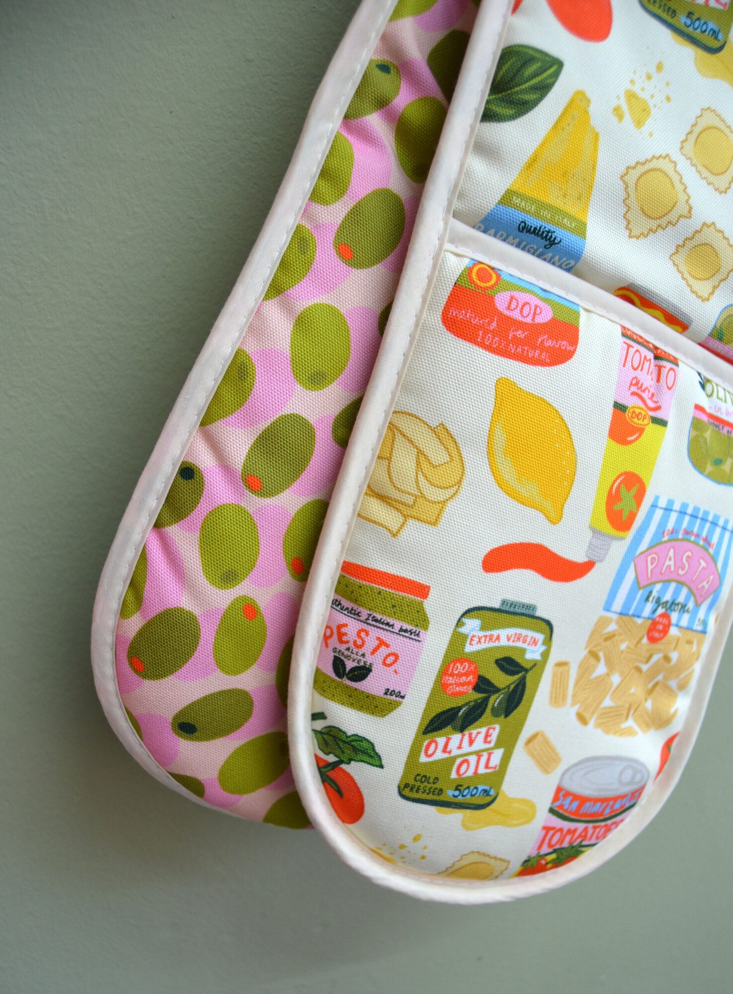 Italian Ingredients Organic Cotton Oven Gloves