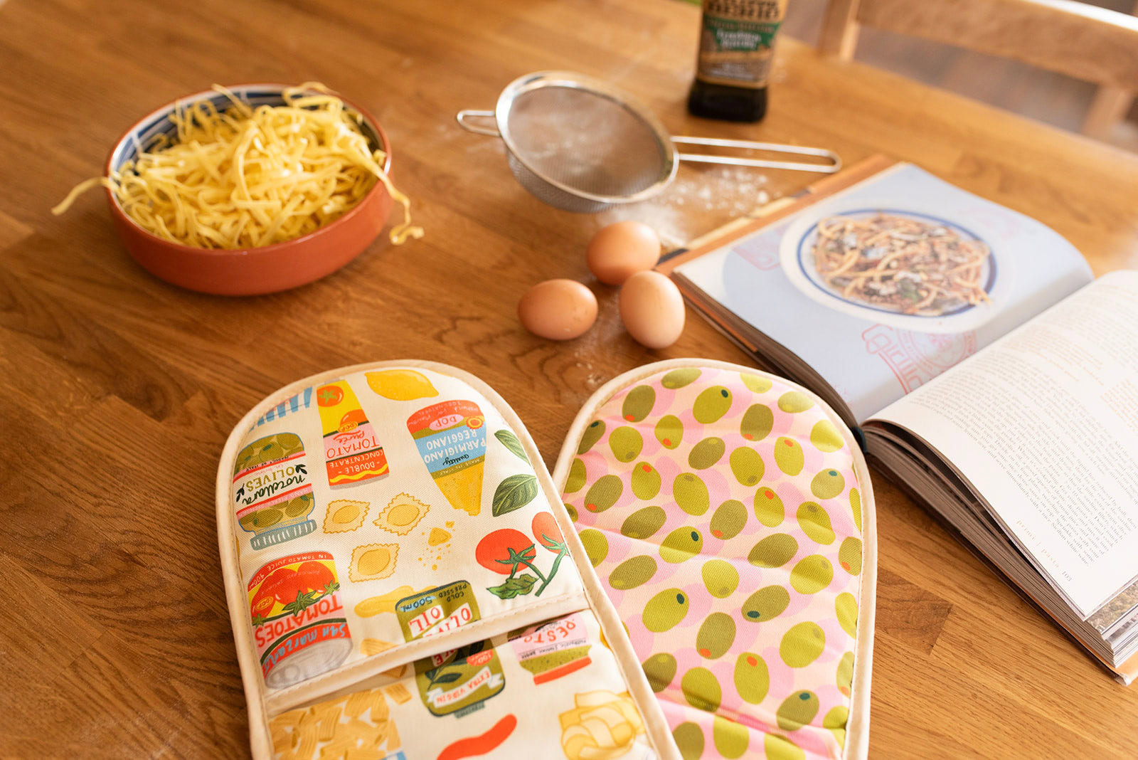 Italian Ingredients Organic Cotton Oven Gloves