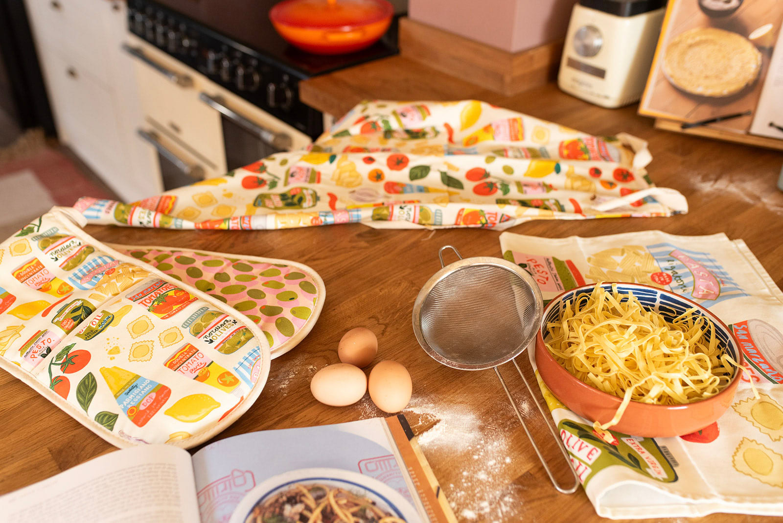 Italian Ingredients Organic Cotton Oven Gloves