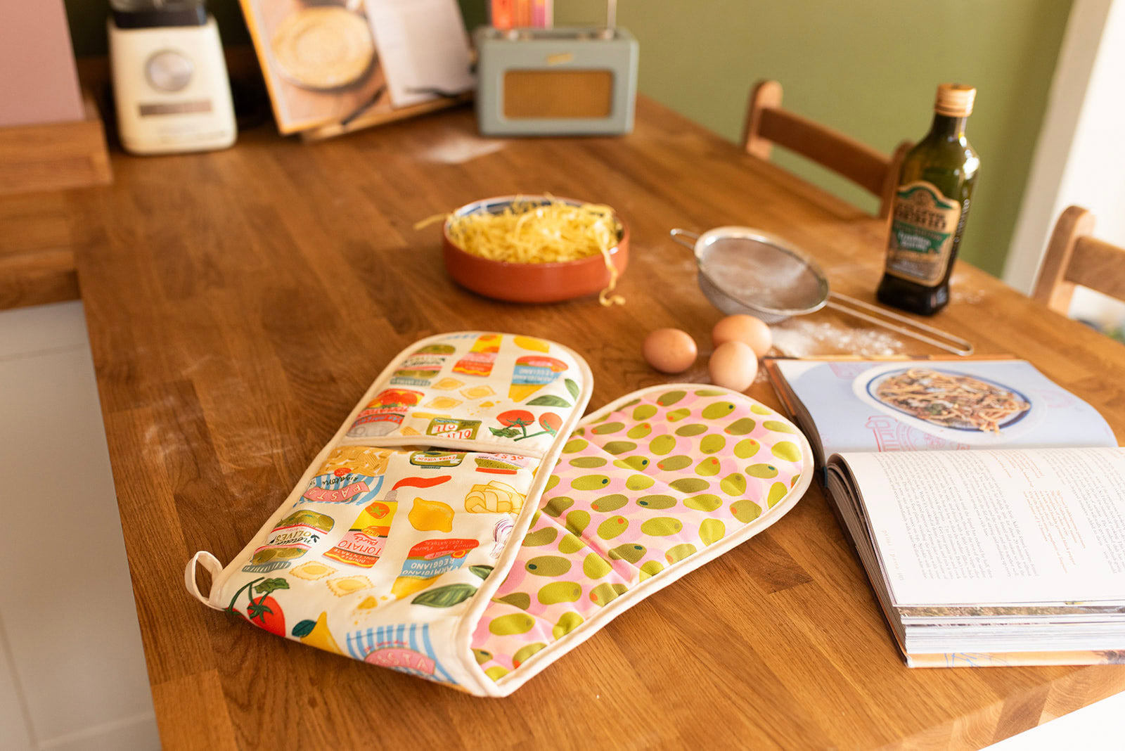 Italian Ingredients Organic Cotton Oven Gloves