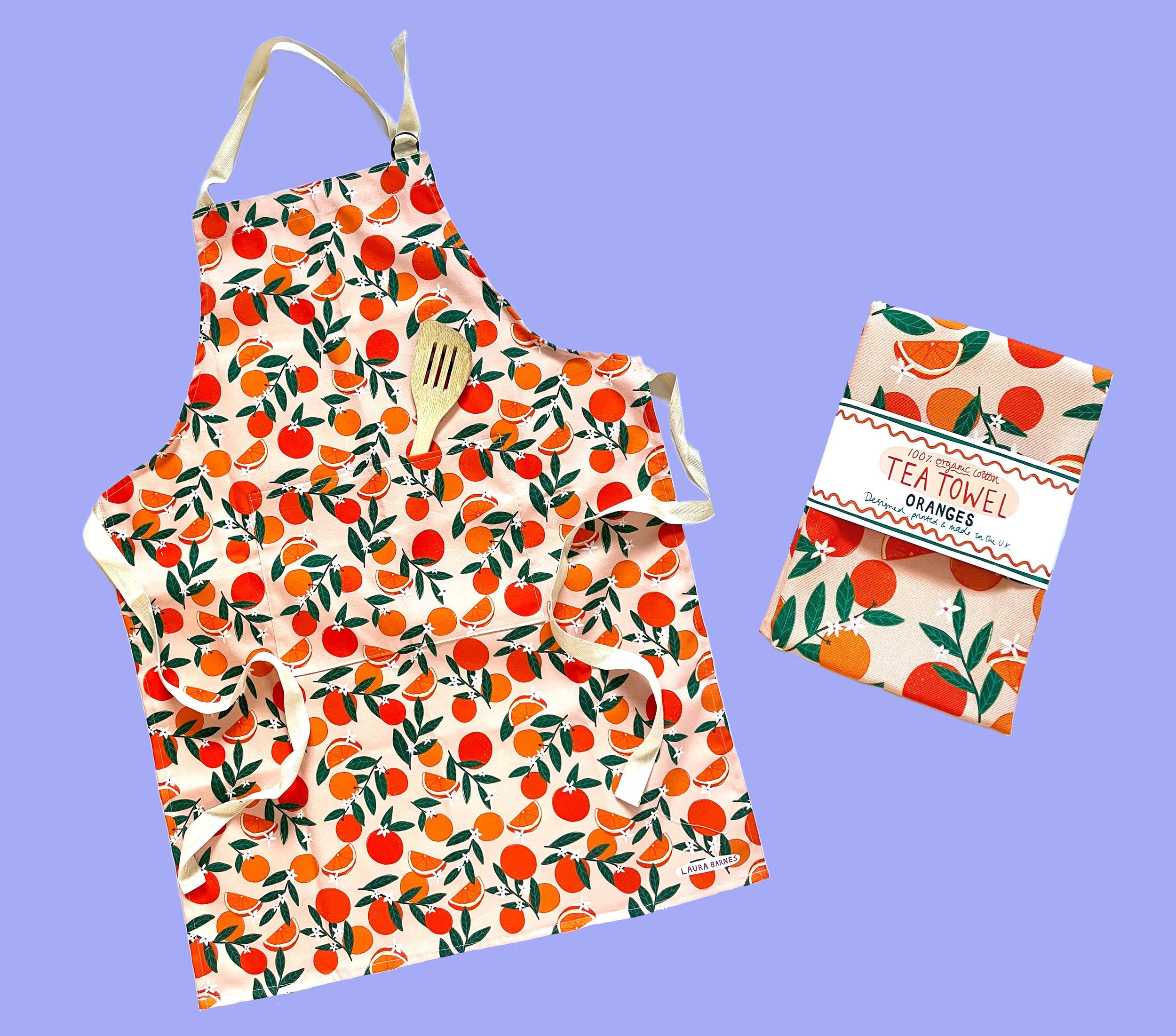 Sevilla Oranges Organic Cotton Apron